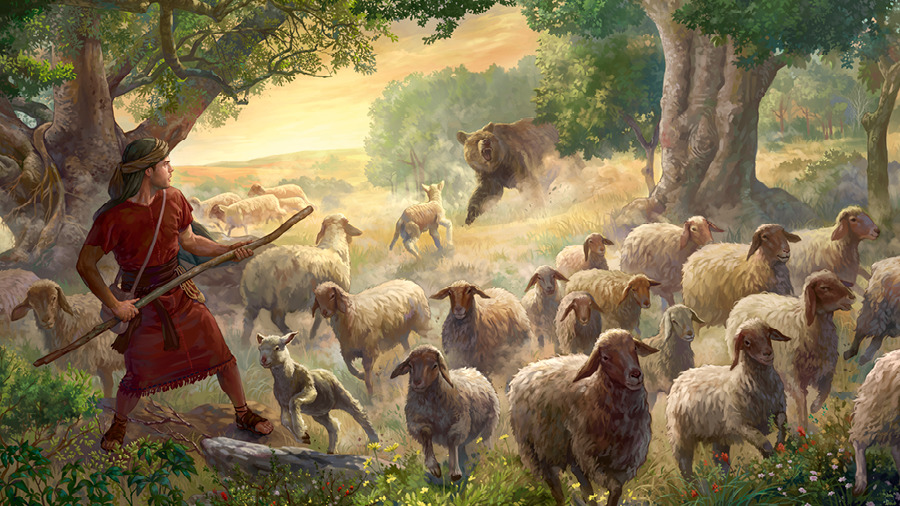 seorang gembala muda